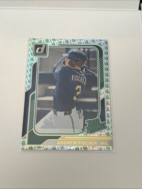 2026 Donruss Panini LIBERTY FOIL Andrew  Fischer Rated Prospect Brewers